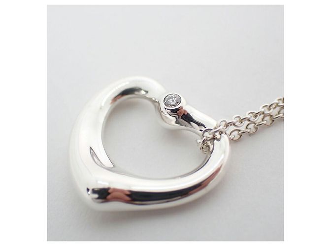 Autre Marque Collana con ciondolo a cuore in diamante Tiffany & Co. 925 - vista 8