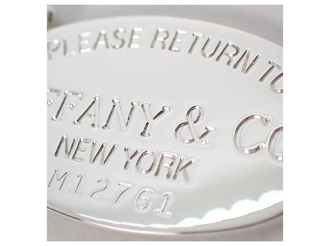 Autre Marque Pendente lungo Tiffany & Co. 925 Return to Tiffany con medaglione ovale - vista 4