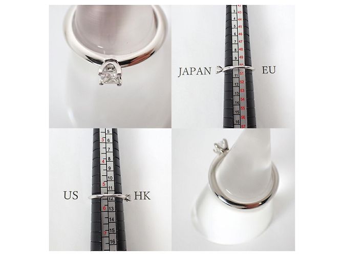 Autre Marque Tiffany & Co. Diamantbandring aus Platin 950 - Ansicht 10