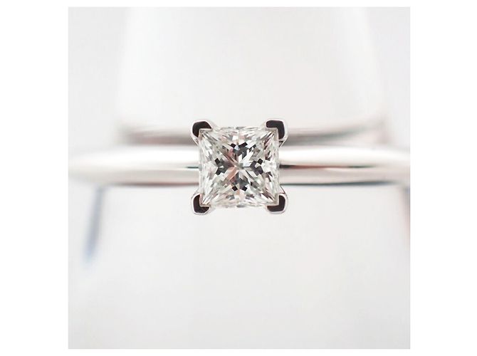 Autre Marque Tiffany & Co. Diamantbandring aus Platin 950 - Ansicht 3