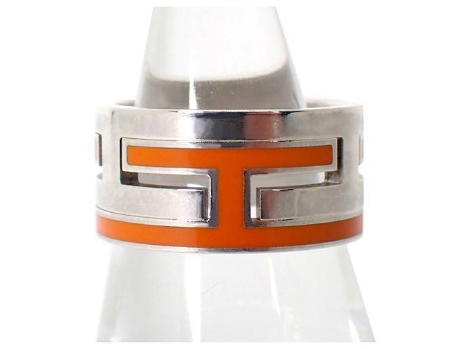 Ring Hermès Anillo Hermes 925 Cage H Orange - vista 2