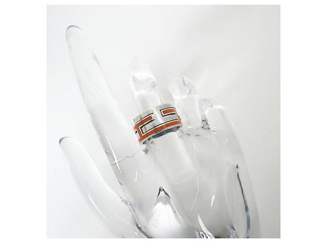 Ring Hermès Anillo Hermes 925 Cage H Orange - vista 4