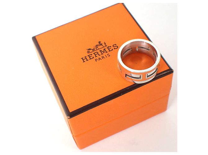 Ring Hermès Anillo Hermes 925 Cage H Orange - vista 8