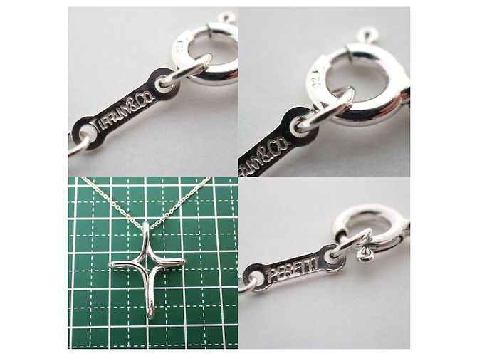 Autre Marque Collana con pendente Croce Tiffany & Co. 925 - vista 9
