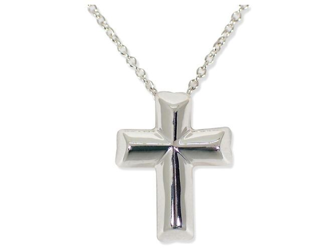 Autre Marque Collana con pendente a croce Tiffany & Co. 925 Tenderness - vista 2