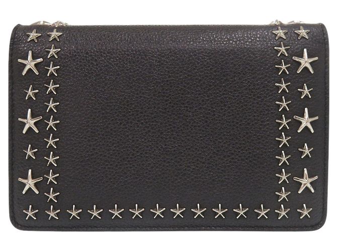Borsa spalla portafoglio in pelle con borchie Palace Star di Jimmy Choo Nero - vista 2