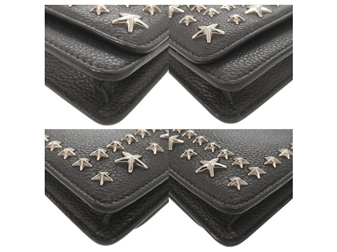 Borsa spalla portafoglio in pelle con borchie Palace Star di Jimmy Choo Nero - vista 4