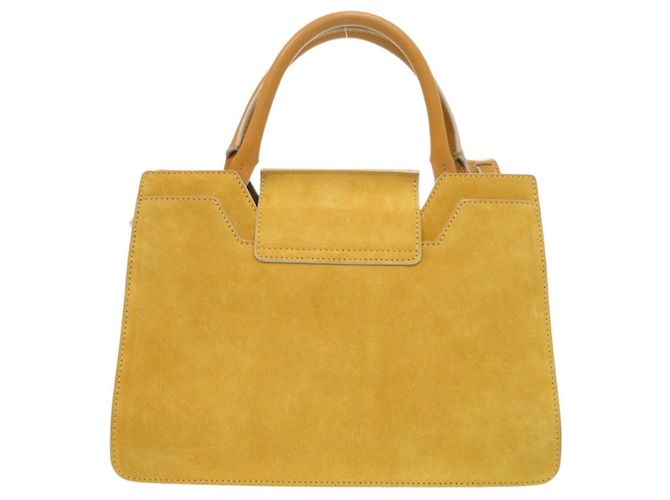 Borsa 2-Way in camoscio giallo Jimmy Choo - vista 2