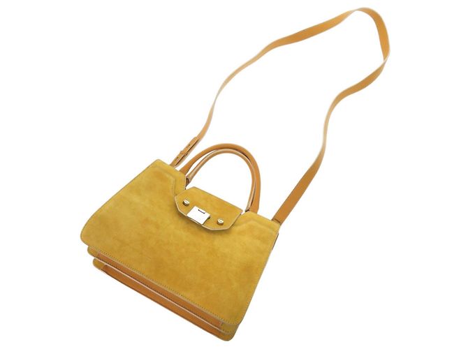 Borsa 2-Way in camoscio giallo Jimmy Choo - vista 5