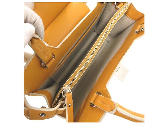 Borsa 2-Way in camoscio giallo Jimmy Choo - vista 7