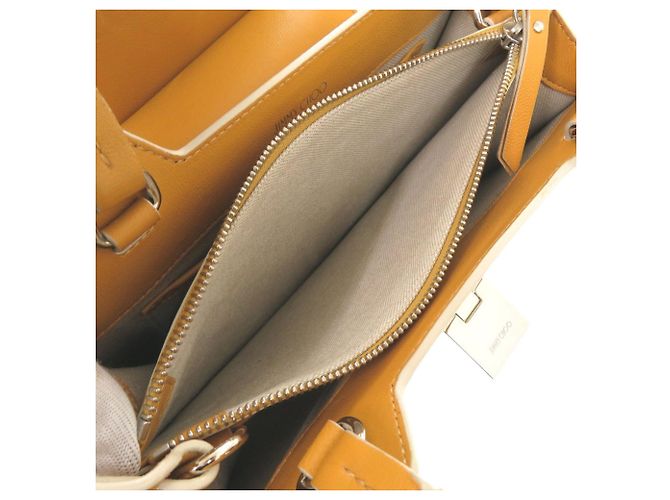 Borsa 2-Way in camoscio giallo Jimmy Choo - vista 8