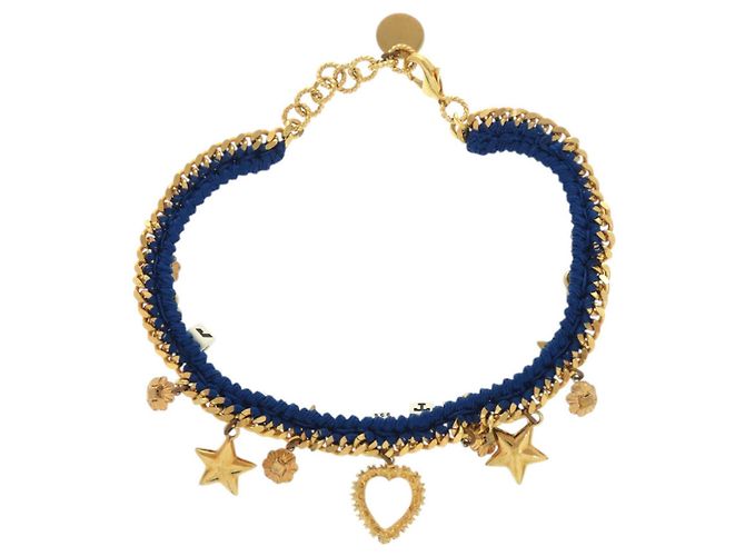 Dolce & Gabbana I am The Star Metal Blue Gold Choker D'oro - vista 3