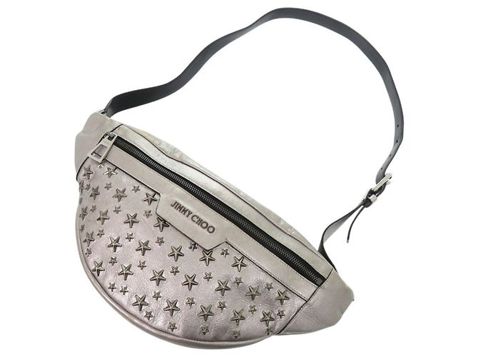 Borsetta da vita Jimmy Choo Star Studded Nero Argento - vista 5