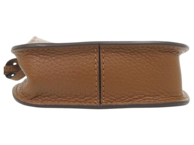 Bolsa de Ombro de Couro para Celular Tory Burch Thea Marrom - vista 3