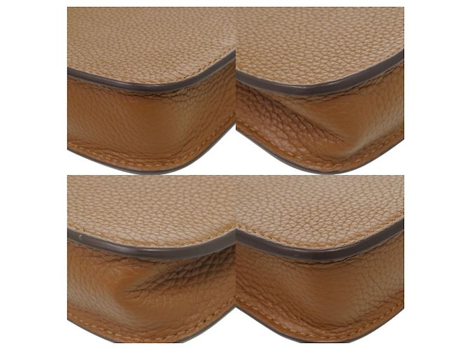 Bolsa de Ombro de Couro para Celular Tory Burch Thea Marrom - vista 4