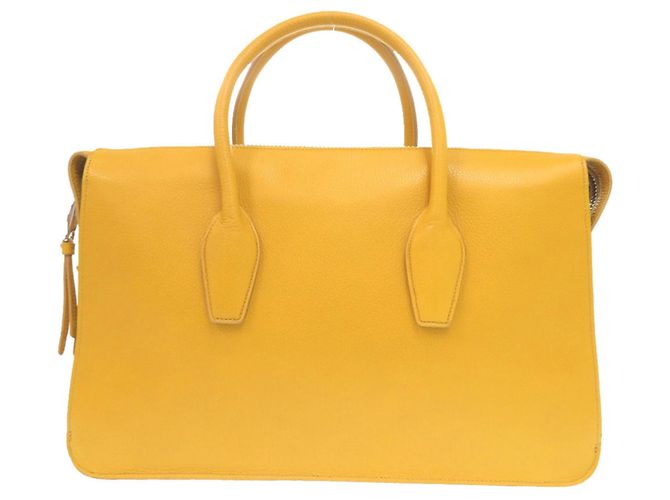 Borsa 2-Way in pelle gialla Tod's Giallo - vista 3