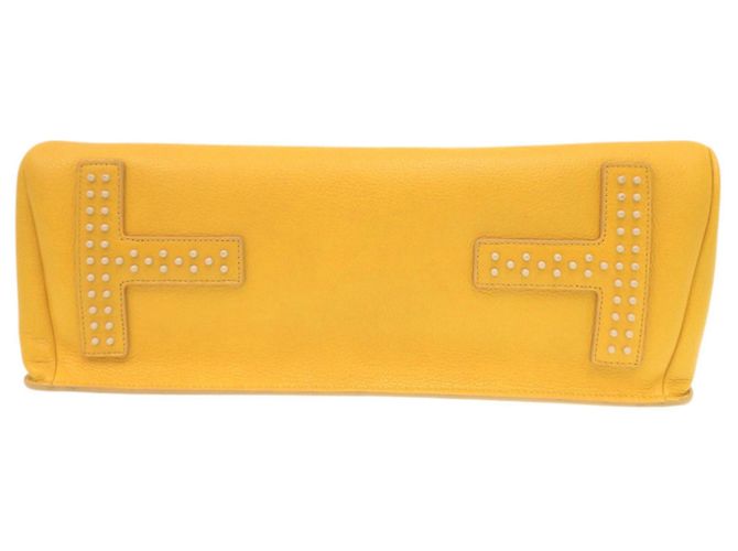 Borsa 2-Way in pelle gialla Tod's Giallo - vista 4