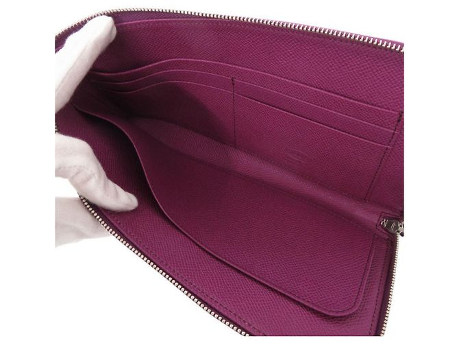 Portafoglio lungo in pelle viola Tod's Porpora - vista 5