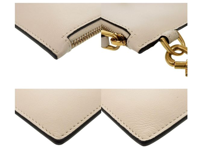 Borsa a pochette piatta Tod's con motivo a catena Crudo - vista 4