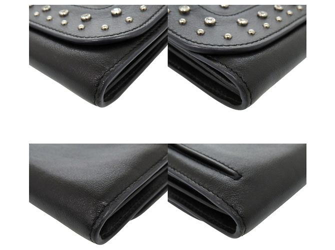 Portafoglio a spalla in pelle nera Tod's Nero - vista 4
