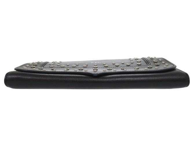 Portafoglio a spalla in pelle nera Tod's Nero - vista 6