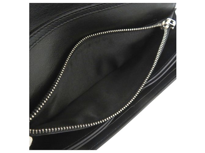 Portafoglio a spalla in pelle nera Tod's Nero - vista 8