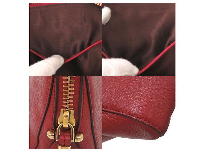 Borsa a mano/Borsa a tracolla Tod's SELLA in pelle rossa Rosso - vista 10