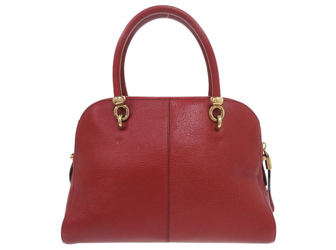 Borsa a mano/Borsa a tracolla Tod's SELLA in pelle rossa Rosso - vista 3