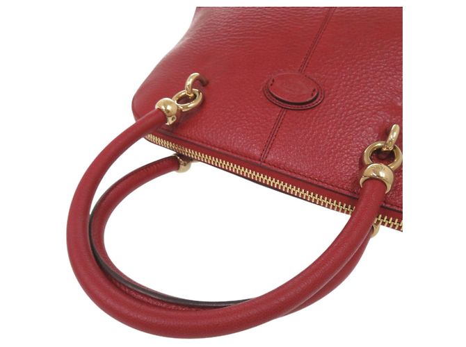 Borsa a mano/Borsa a tracolla Tod's SELLA in pelle rossa Rosso - vista 6