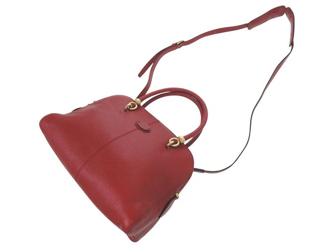 Borsa a mano/Borsa a tracolla Tod's SELLA in pelle rossa Rosso - vista 7