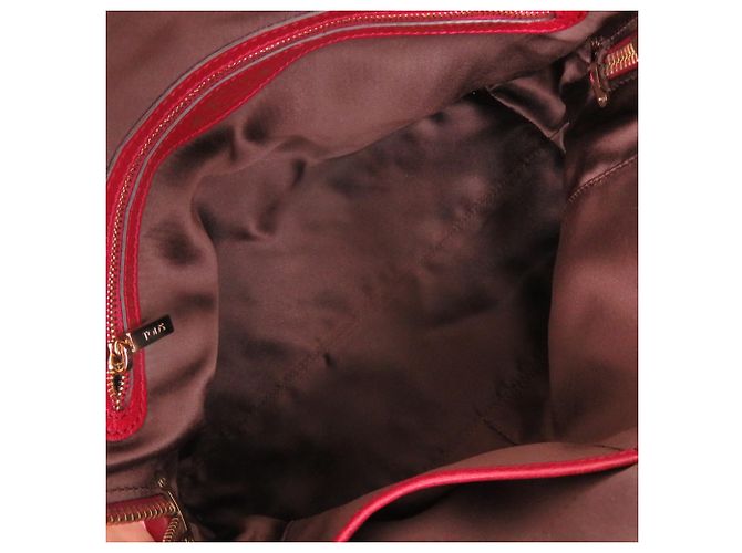 Borsa a mano/Borsa a tracolla Tod's SELLA in pelle rossa Rosso - vista 8