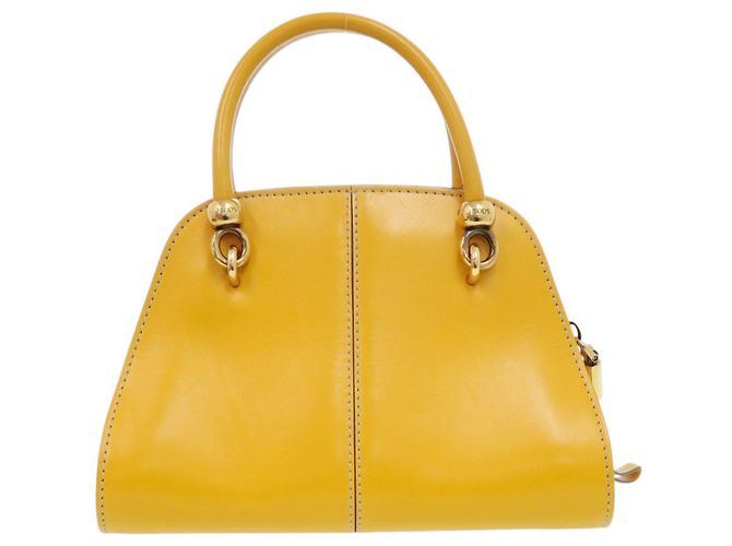 Borsa a mano Tod's 2-Way Sera in pelle gialla Giallo - vista 3