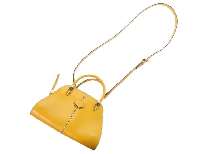 Borsa a mano Tod's 2-Way Sera in pelle gialla Giallo - vista 9