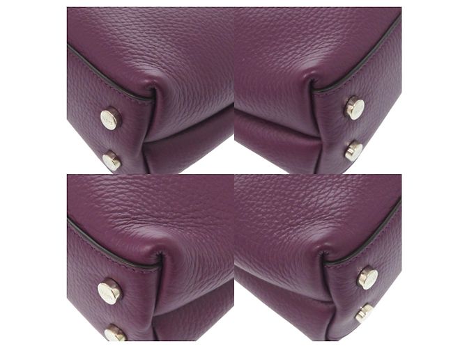 Borsa a mano Tod's T-Timeless Micro in pelle viola Porpora - vista 4