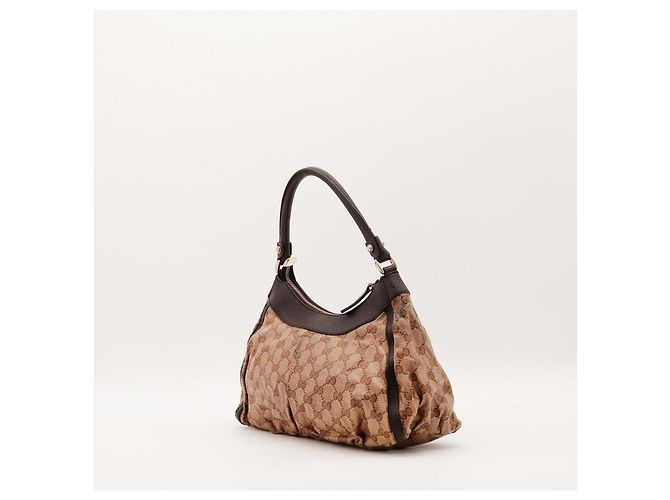 Gucci GG Monogram Schultertasche Braun - Ansicht 4