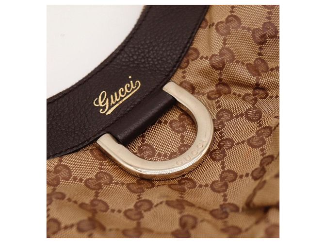 Gucci GG Monogram Schultertasche Braun - Ansicht 7