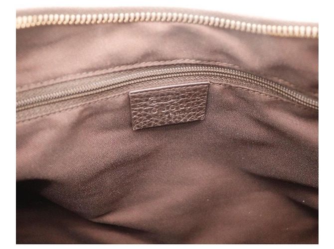 Gucci GG Monogram Schultertasche Braun - Ansicht 9