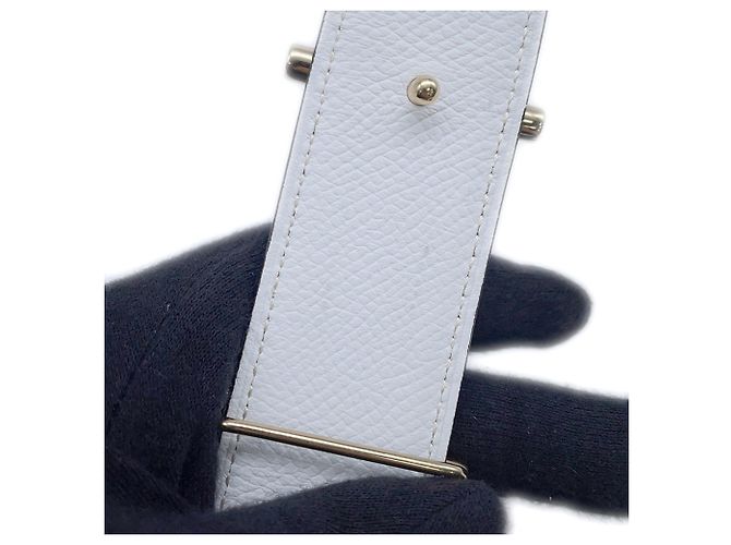 Hermès Hermes Rider Caban Gürtel Weiß - Ansicht 8