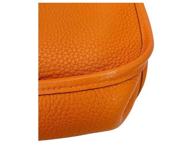 Hermès Hermes Evelyne 1 PM Schultertasche Orange - Ansicht 8