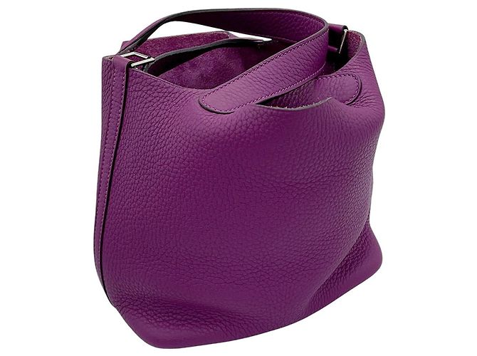 Hermès Saco Tote Hermes Picotin Lock PM Anemone - vista 11