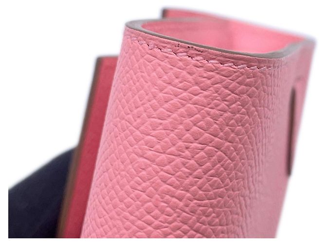 Hermès Cartera larga Hermes Kelly en piel Epsom Rose Confetti Rosa - vista 6