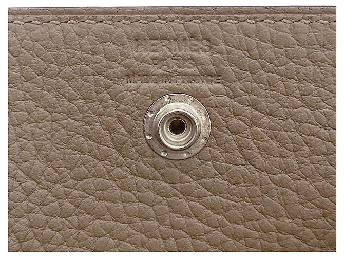 Hermès Bolsa Hermes Sac Vello em Etoupe Gray Taupe - vista 14