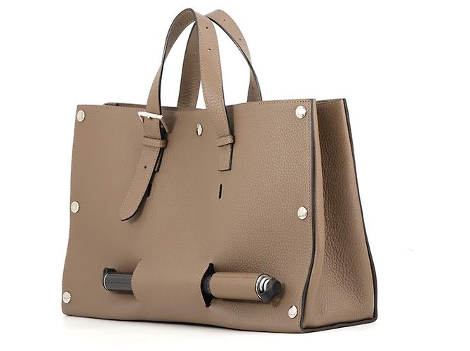 Hermès Bolsa Hermes Sac Vello em Etoupe Gray Taupe - vista 2