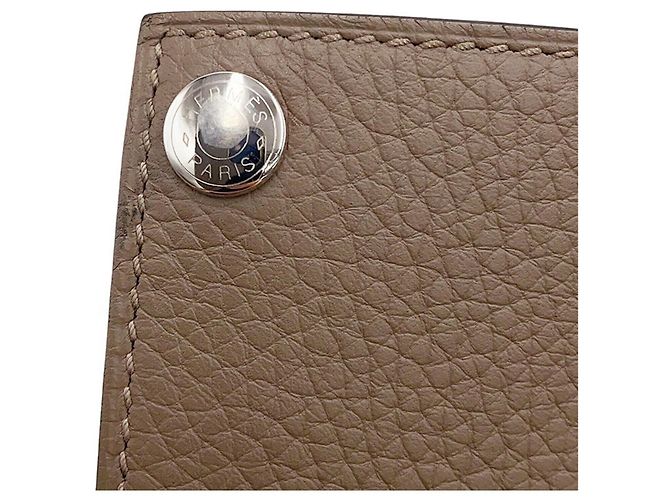 Hermès Bolsa Hermes Sac Vello em Etoupe Gray Taupe - vista 9
