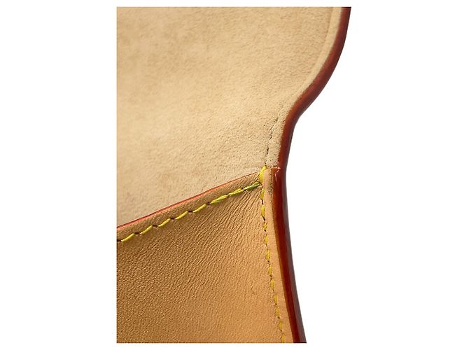 Borsa Louis Vuitton Monogram Jacquard Dauphine MINI Marrone - vista 10