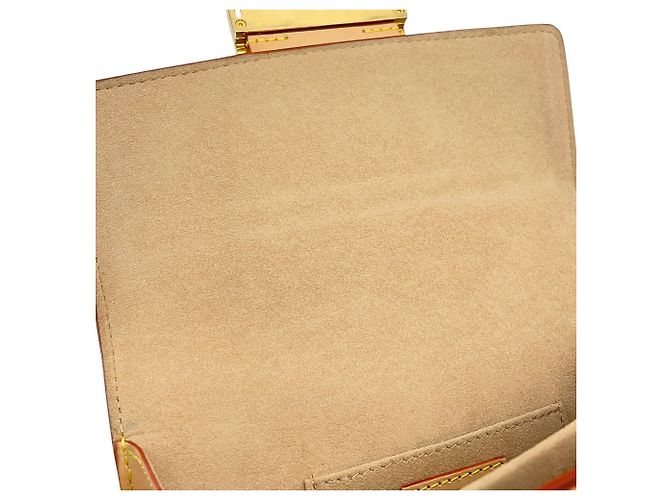 Borsa Louis Vuitton Monogram Jacquard Dauphine MINI Marrone - vista 11