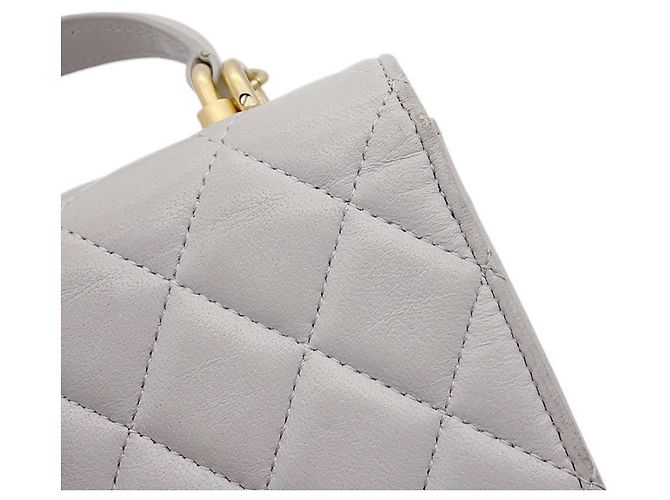 Chanel Matelassé Mini Schultertasche Braun - Ansicht 11