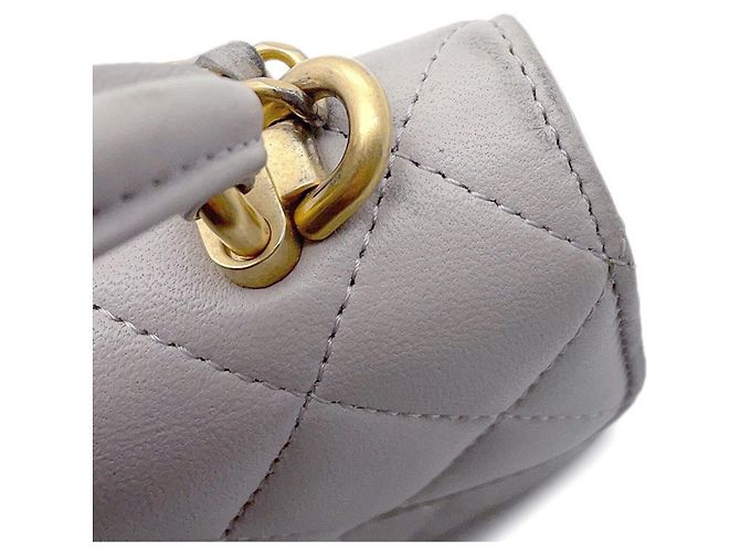 Chanel Matelassé Mini Schultertasche Braun - Ansicht 13