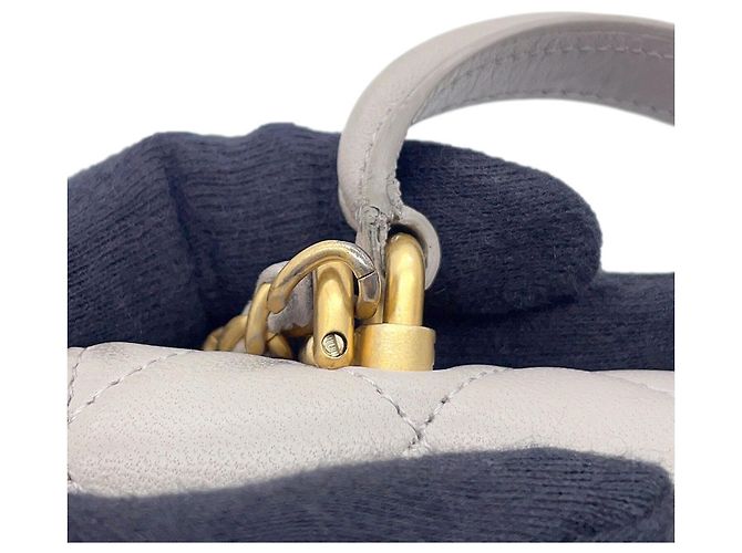 Chanel Matelassé Mini Schultertasche Braun - Ansicht 14