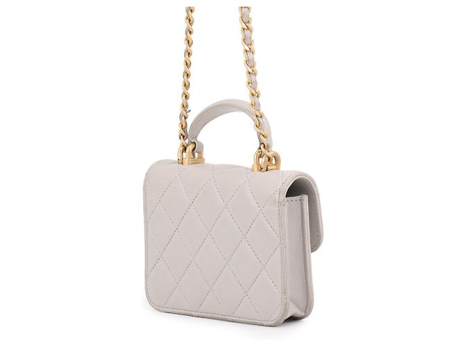 Chanel Matelassé Mini Schultertasche Braun - Ansicht 2
